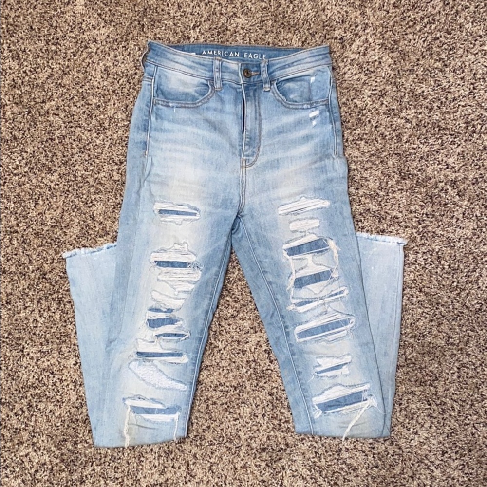 ‼️AE high rise jeggings